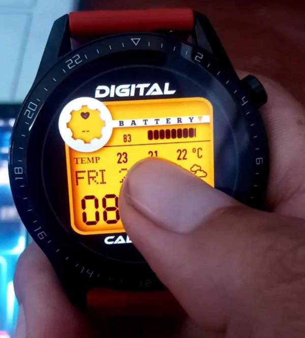 Digital Casio watch Face
