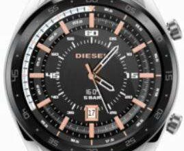 Diesel color changing realistic watch face