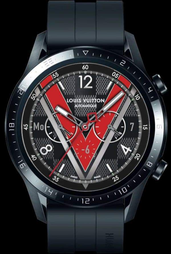 Louis Vuitton realistic watch face