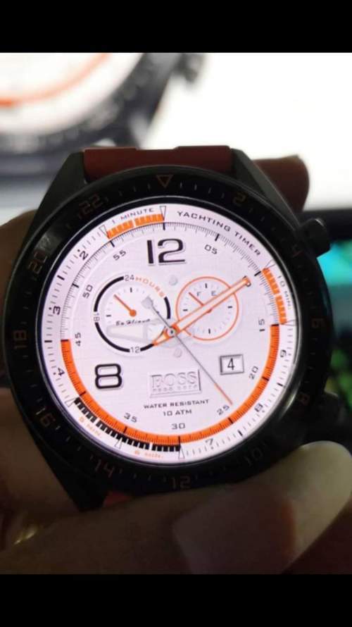 BOSS yachting timer realistic watch face