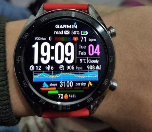 Garmin Digital watch face for 42mm