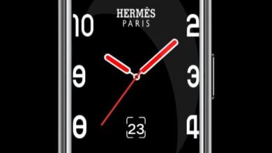 Hermes paris realistic watch face