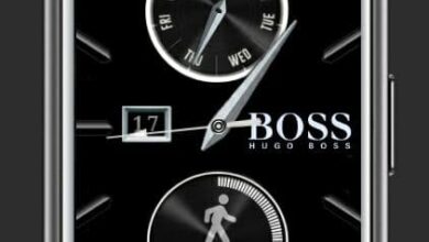 Hugo Boss realistic watch face