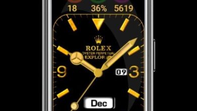 Rolex hybrid watch face