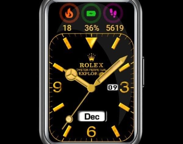 Rolex hybrid watch face