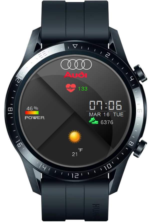 Audi minimal watch face