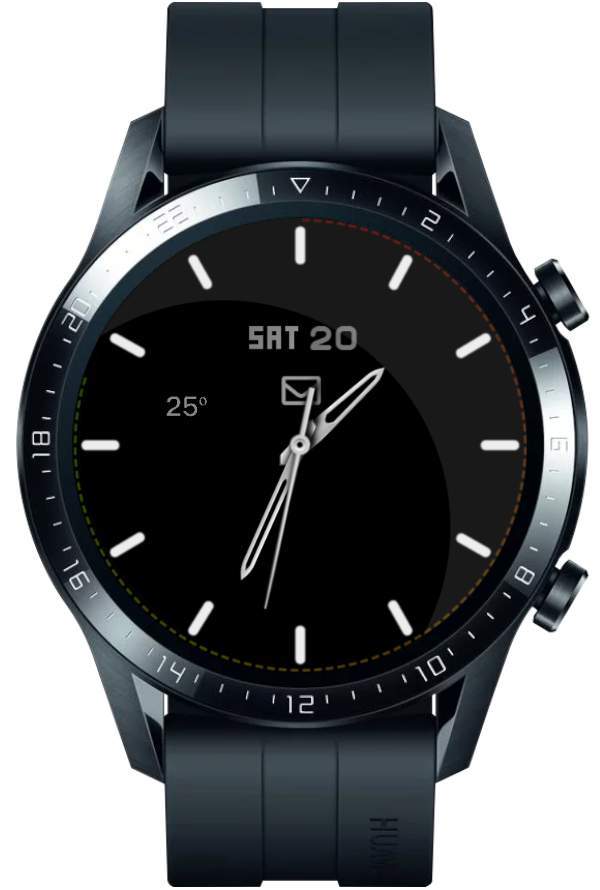 Animated background watch face