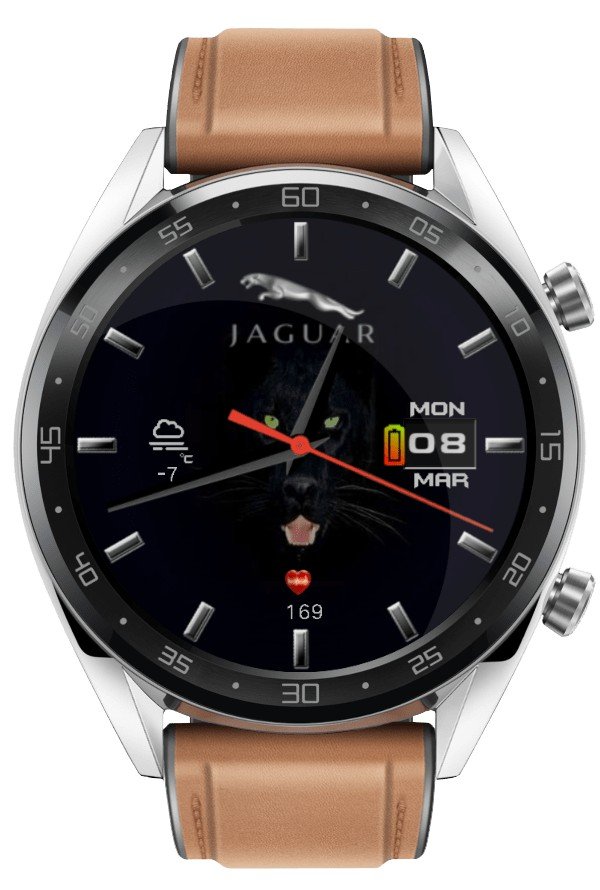 Jaguar hybrid watch face – Dark roar of the elders