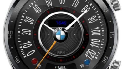 BMW dashboard watch face