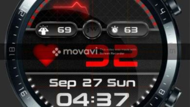 Animated Heart rate watch face