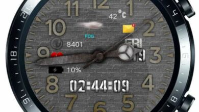 Amazing hybrid watch face theme, English translated