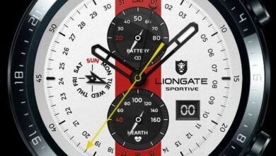 Liongate analog watch face