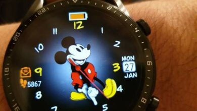 Mickey mouse hybrid watch face