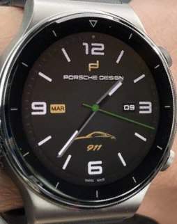 Porsche design 911 watch face