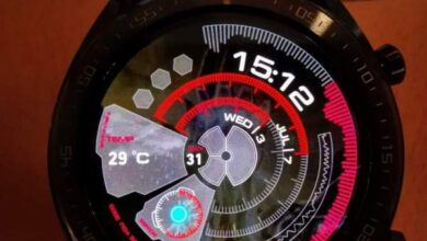Love series digital watch face