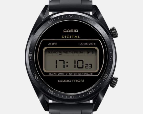 Casio classic digital watch face