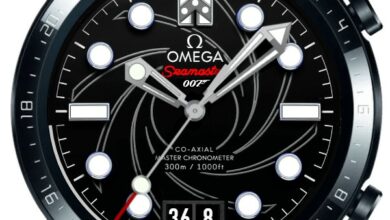 Omega 007 realistic series watch face