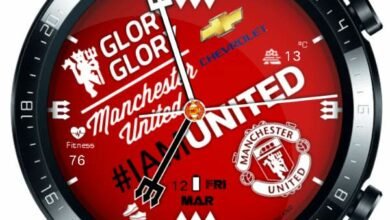Glory Glory Manchester united animated hybrid watch face