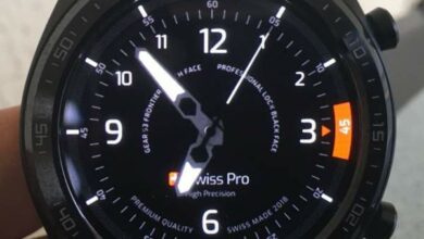 Swiss pro realistic watch face