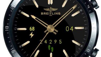 Breitling Classic realistic watch face