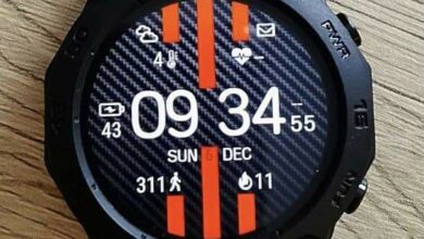 3 red lines digital watch face