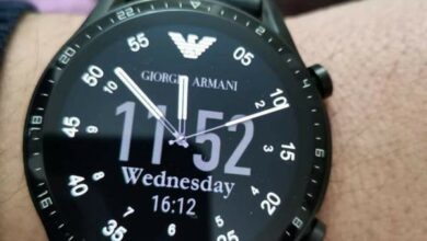 Emporio armani amazing watch face