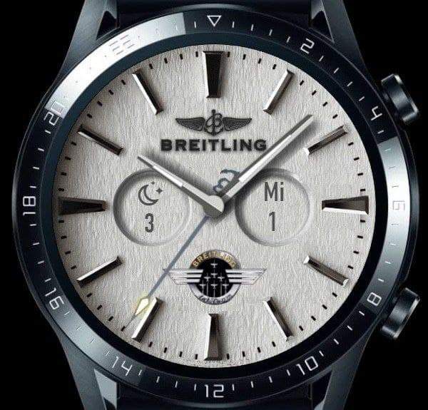 Breitling Aviation series realistic watch face