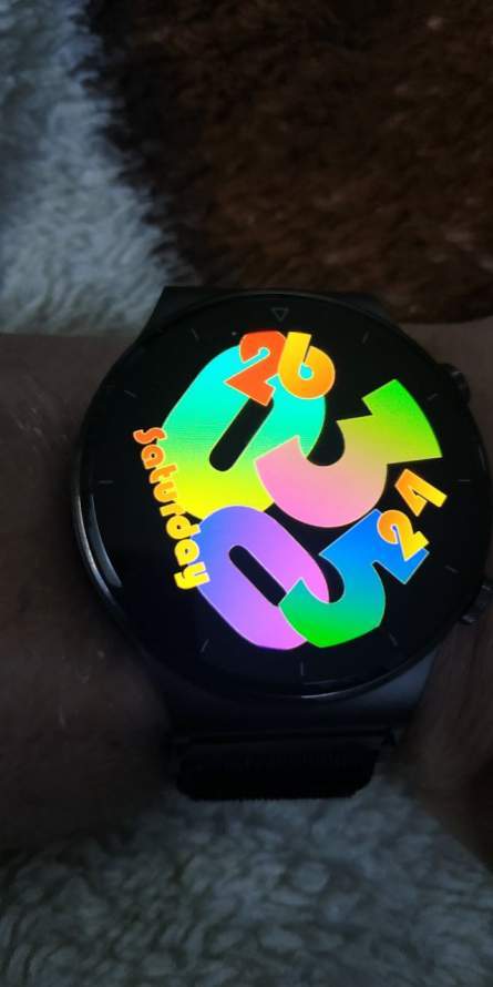 Biggest fonts watch face