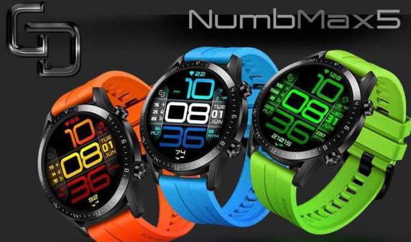 NumberMax 5 beautiful digital watch in three colours