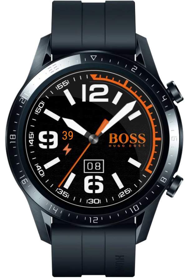 Hugo Boss hybrid watch face