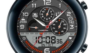 Carrera tag heuer hybrid watch face for 42mm