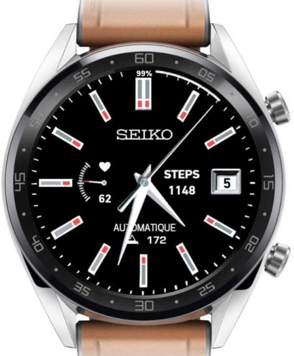 Seiko automatic watch face