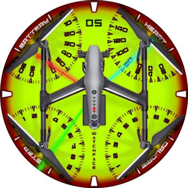Amazing drone watch face