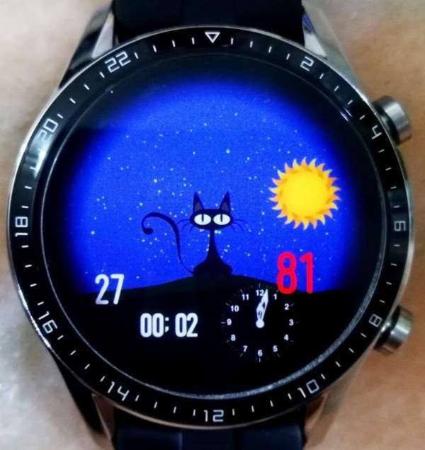 Animated Cat watch Face