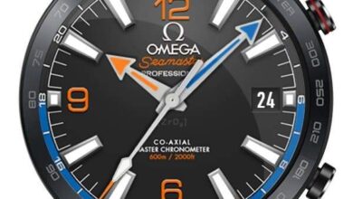 Omega Seamaster realistic watch face