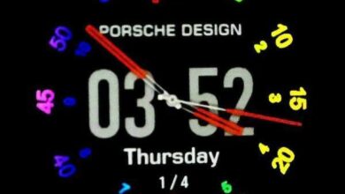 Color changing Porsche design theme
