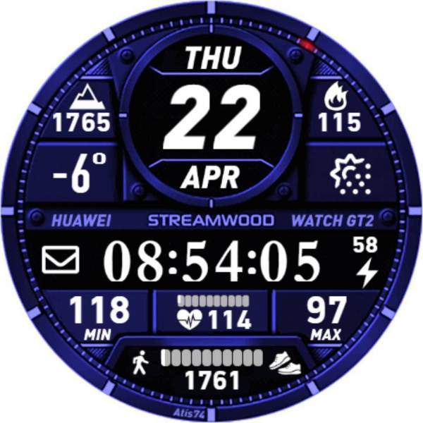 Samsung gear S3 ported watch face