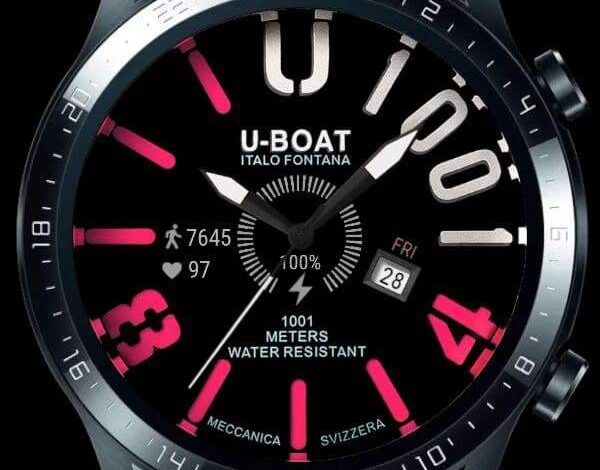 UBOAT red watch face