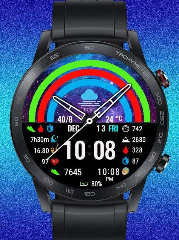 Apple watch ported updated watch face theme