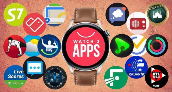 Complete List of Huawei Watch 3 Apps