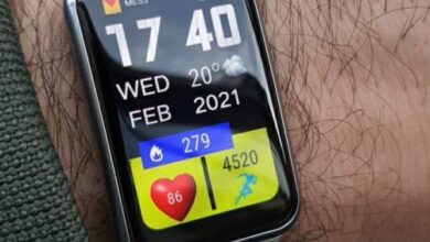 Big Fonts digital watch face