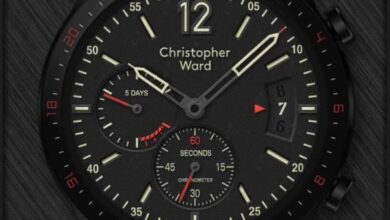 Amazing analog realistic watch face