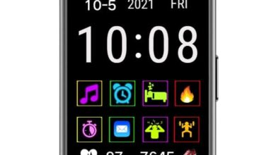 Digital watch face with many shortcuts