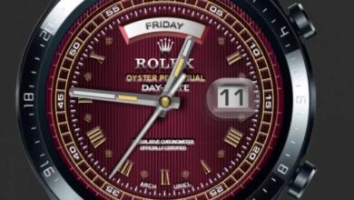 Rolex oyster realistic watch face