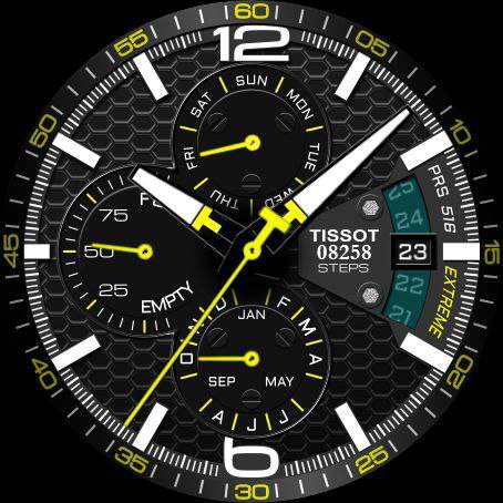 Tissot green HQ Hybrid watchface