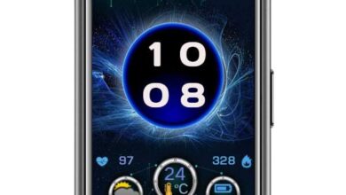 Magical digital watch face theme