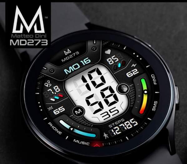 MD273 Samsung ported HQ watch face theme