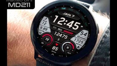 Samsung ported MD211 watch face theme