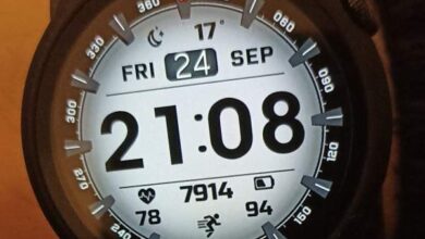 Big Grey LCD digital watch face theme