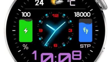 Amazing digital watchface for W3